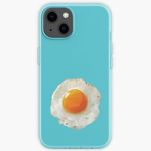 Fried Egg Polygon Art iPhone Case